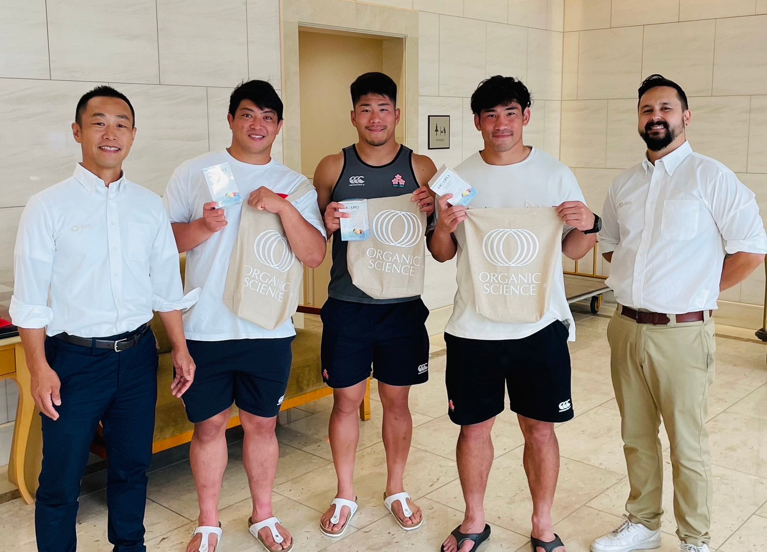 ラグビー日本代表チームをマグネシウムで応援しています